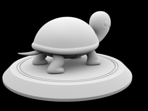 tortoise sea turtle cartoon toon animal fish water reptilia cute 3Dモデル