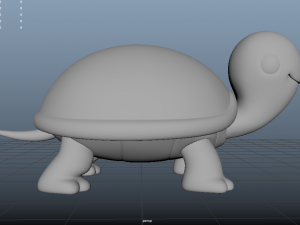 tortoise sea turtle cartoon toon animal fish water reptilia cute 3Dモデル
