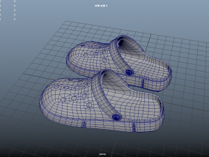 cross shoes crocs casual wear informal beach sports fation 3D Modell
