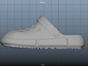 cross shoes crocs casual wear informal beach sports fation 3D Modell