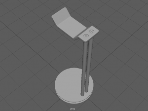 earphone headphone bracket support stand trestle holder hifi Modèle 3D