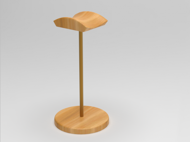 earphone headphone bracket support stand trestle holder hifi 3D 模型 .c4d .max .obj .3ds .fbx .stl .blend 