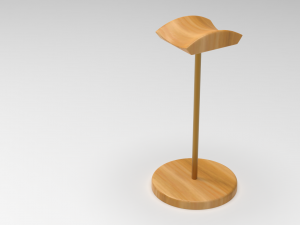 earphone headphone bracket support stand trestle holder hifi 3D 模型