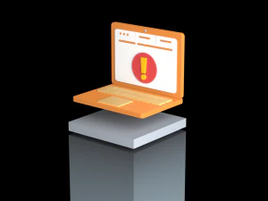 Cartoon laptop computer qute Amazon lowpoly notebook 3D Model
