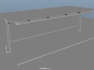 Electric Vehicle Charging Station public energy future community 3D Model