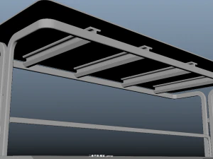 Electric Vehicle Charging Station public energy future community 3D Model