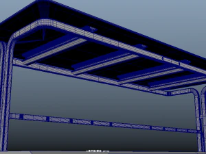 Electric Vehicle Charging Station public energy future community 3D Model