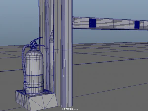 Electric Vehicle Charging Station public energy future community 3D Model