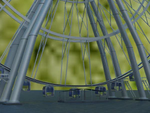 колесо обозрения 3D Модель