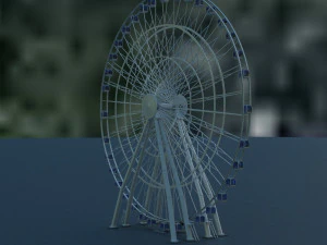 колесо обозрения 3D Модель