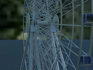 колесо обозрения 3D Модель