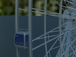 колесо обозрения 3D Модель