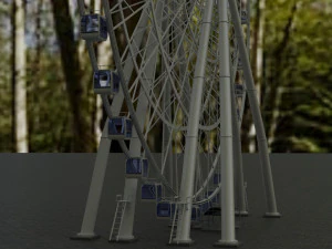 колесо обозрения 3D Модель