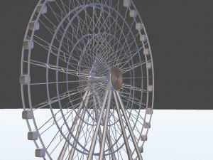 колесо обозрения 3D Модель