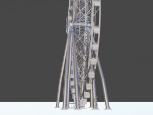 колесо обозрения 3D Модель