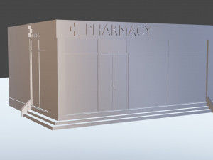 3d model pharmacy Model 3D