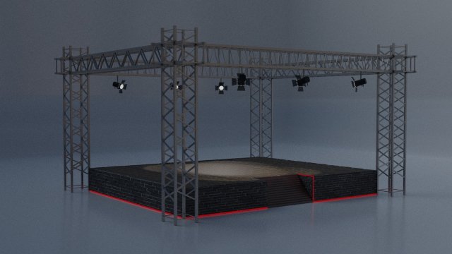 of the scene Model 3D .c4d .max .obj .3ds .fbx .stl .blend 