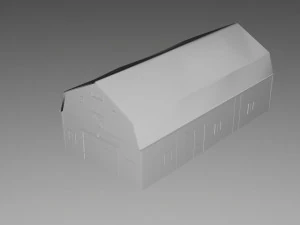 of the barn low poly low-poly 3D Model