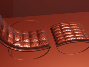 3d model leather armchair 3D Модель