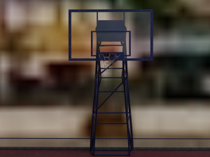 3d model basketball court 3D Модель