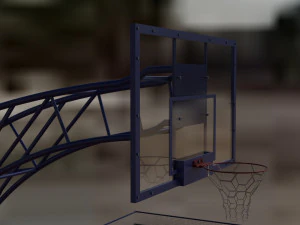 3d model basketball court 3D Model