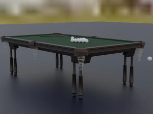 3d model of billiard table 3D Model