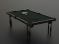 3d model of billiard table 3D Models