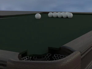 3d model of billiard table 3D Model