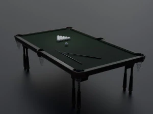 3d model of billiard table 3D Model