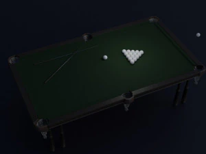 3d model of billiard table 3D Model