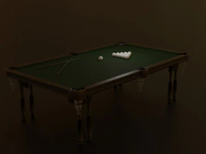 3d model of billiard table 3D Model