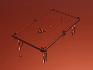 3d model of billiard table 3D Model