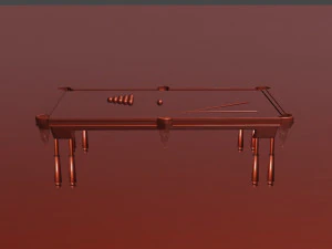 3d model of billiard table 3D Model