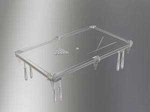 3d model of billiard table 3D Model