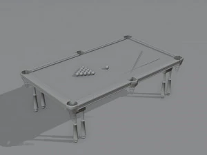 3d model of billiard table 3D Model