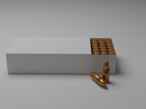 cartridges 243 winchester 7-62 mm 9mm 5-5 mm 3D Modell