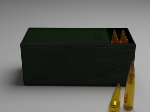 cartridges 243 winchester 7-62 mm 9mm 5-5 mm 3D Modell