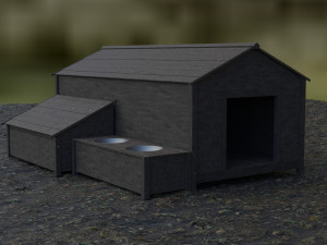 of a doghouse 3D Model