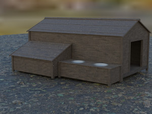 of a doghouse 3D Model