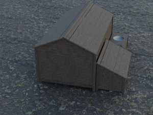 of a doghouse 3D Model