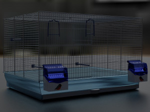 of a cage for parrots 3D 模型