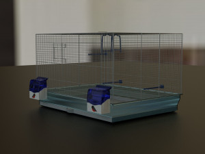 of a cage for parrots 3D Model
