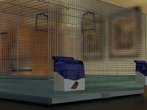 of a cage for parrots 3D Model