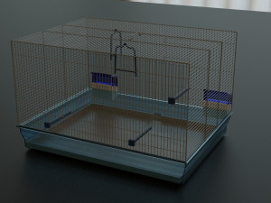 of a cage for parrots 3D Model