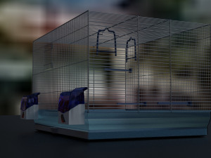of a cage for parrots 3D Model