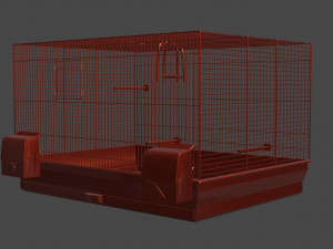 of a cage for parrots 3D Model