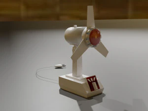 советского вентилятора low-poly 3D Модель