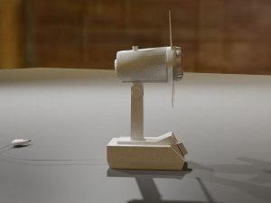 of a soviet fan low-poly 3D Model