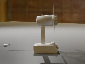 of a soviet fan low-poly 3D Model