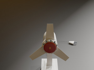 of a soviet fan low-poly 3D Model
